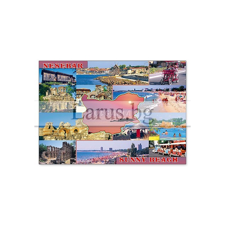 Пощенска картичка Слънчев Бряг 1-SB-0301