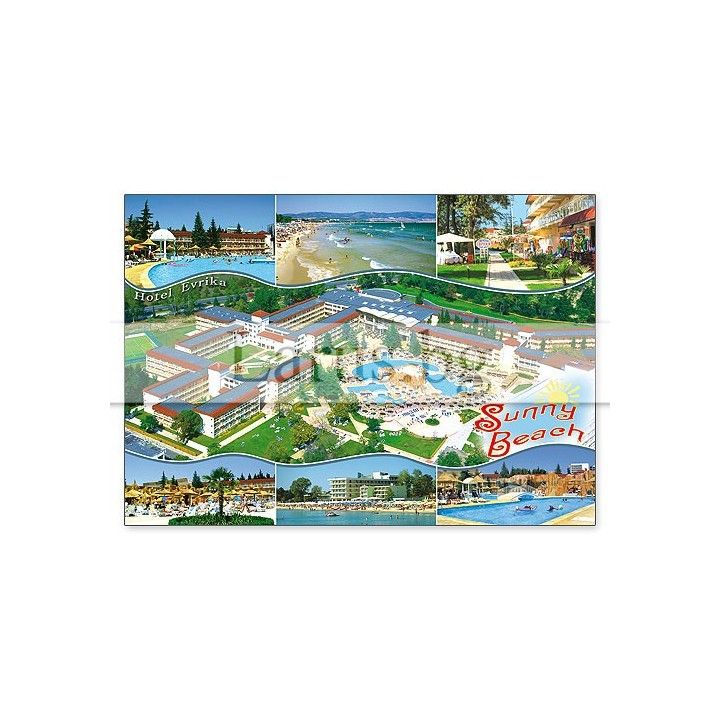 Пощенска картичка Слънчев бряг - Хотел Еврика (1-SB-0316)