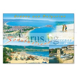 Пощенска картичка Слънчев бряг и Несебър - 1-SB-0405