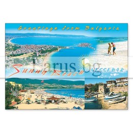 Пощенска картичка Слънчев Бряг 1-SB-0407