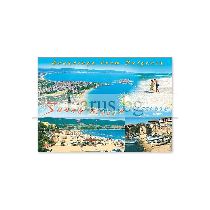 Пощенска картичка Слънчев бряг и Несебър - 1-SB-0407