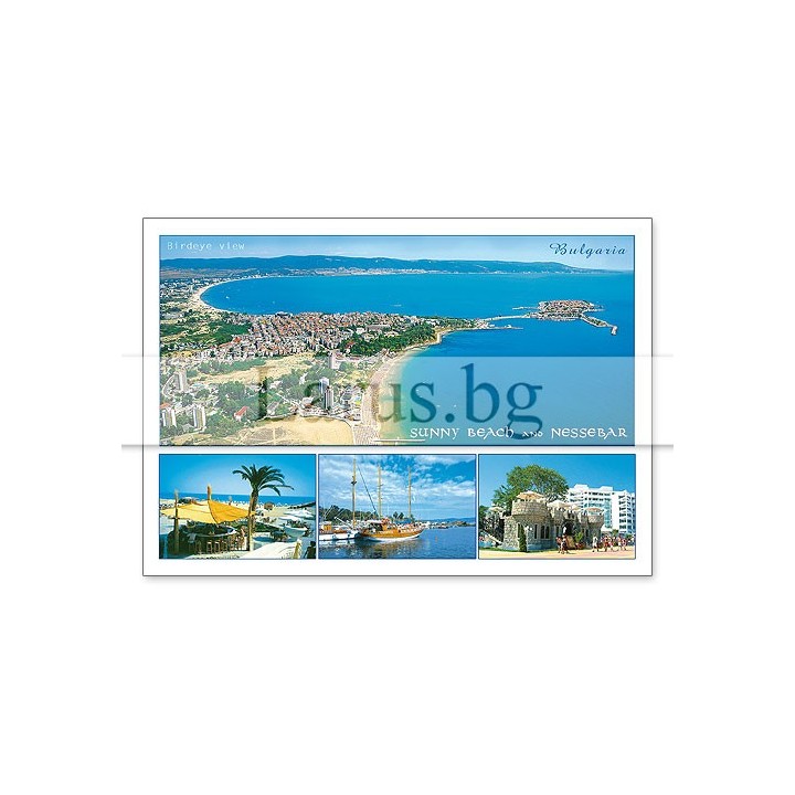 Пощенска картичка Слънчев Бряг 1-SB-0411