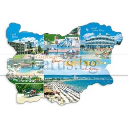 Пощенска картичка Слънчев Бряг 1-SB-0423