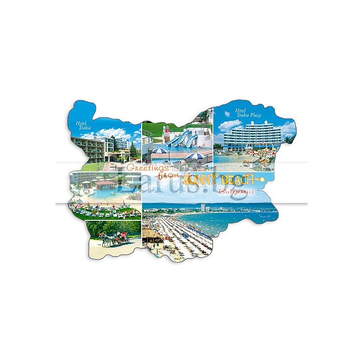 Пощенска картичка Слънчев Бряг 1-SB-0423