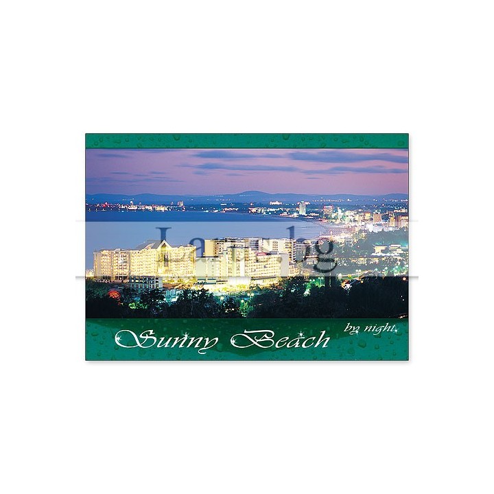 Пощенска картичка Слънчев бряг нощем - SB 0467