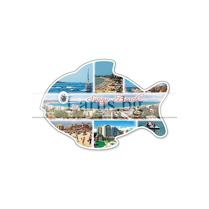 Магнит-картичка Слънчев Бряг - Сувенир за спомен