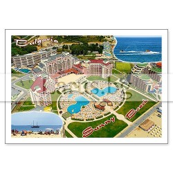 Пощенска картичка Слънчев Бряг 1-SB-0554