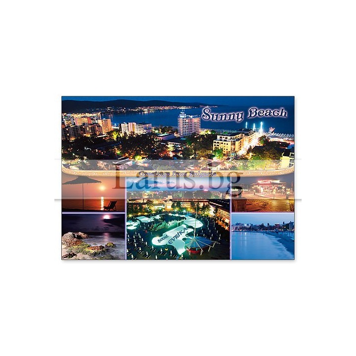Пощенска картичка Слънчев Бряг 1-SB-0580