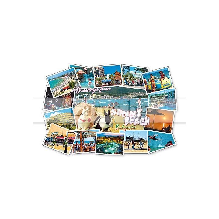 Пощенска картичка Слънчев Бряг 1-SB-0604