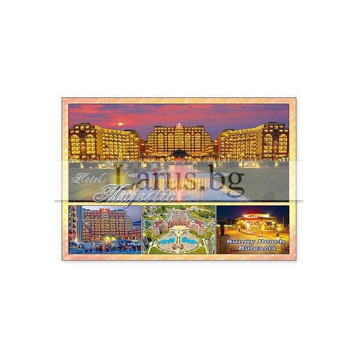 Пощенска картичка Хотел Маджестик, Слънчев бряг 1-SB-0620