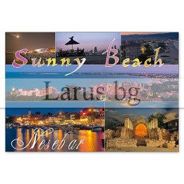 Пощенска картичка Слънчев бряг и Несебър 1-SB-0657