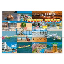 Пощенска картичка Слънчев Бряг 1-SB-0658