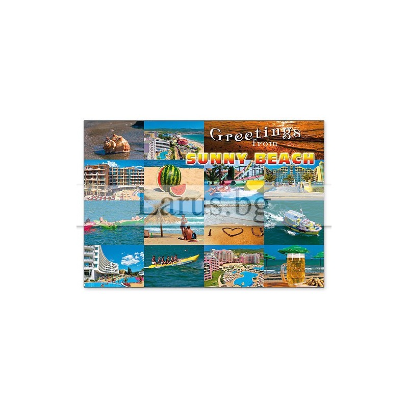 Пощенска картичка Слънчев Бряг 1-SB-0658