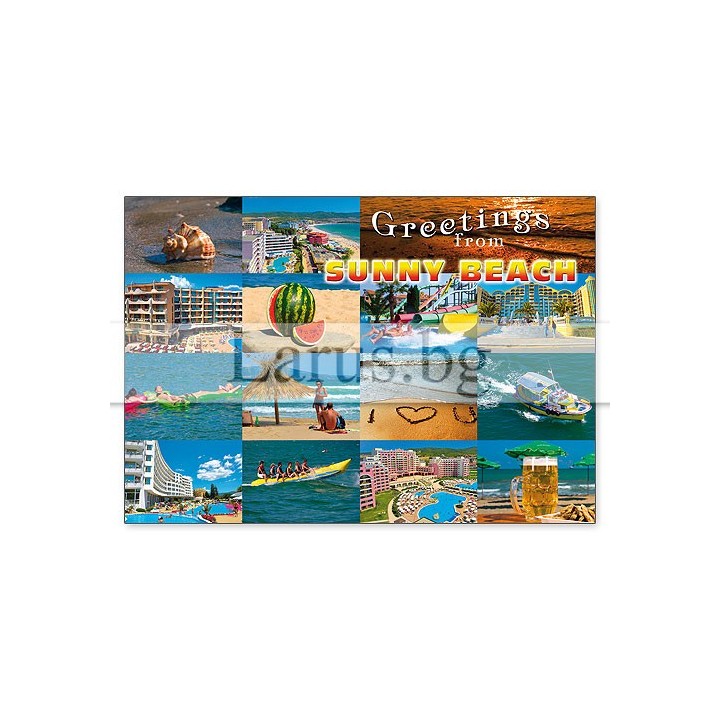 Пощенска картичка Слънчев Бряг 1-SB-0658