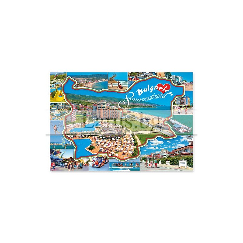 Пощенска картичка Слънчев Бряг 1-SB-0681