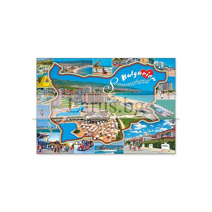 Пощенска картичка Слънчев Бряг 1-SB-0681