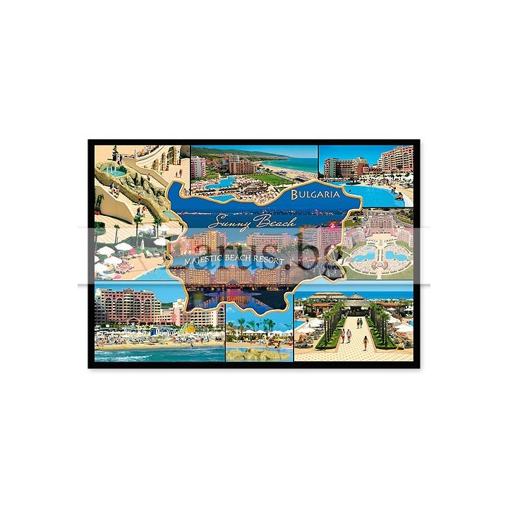 Пощенска картичка Слънчев Бряг 1-SB-0707