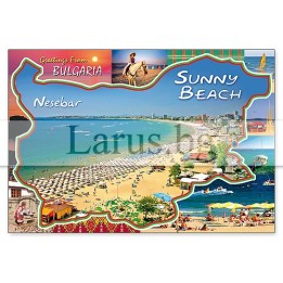 Пощенска картичка Слънчев Бряг 1-SB-0711