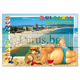 Пощенска картичка Слънчев бряг - летен сувенир
