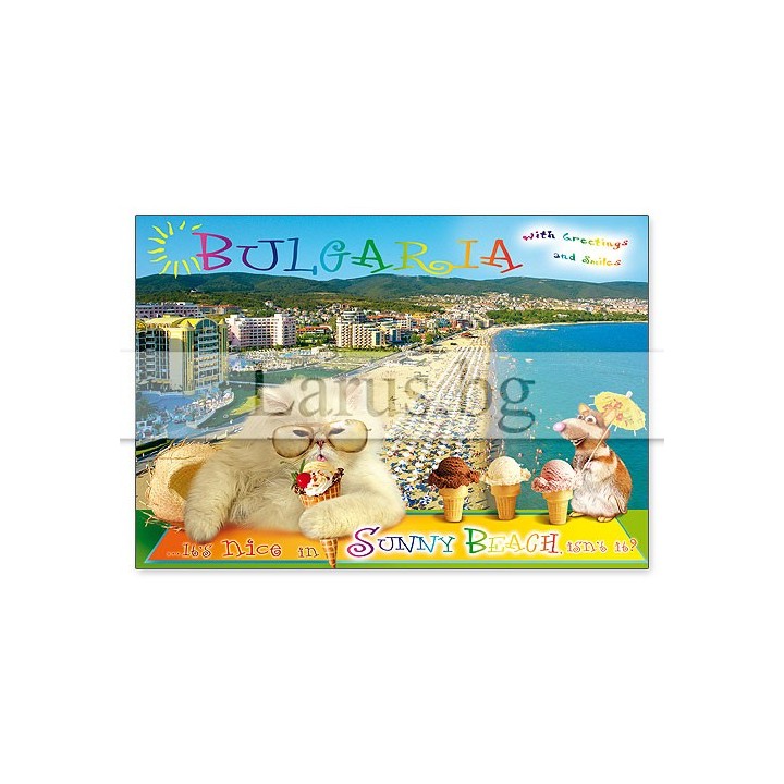 Пощенска картичка Слънчев бряг - 1-SB-0719