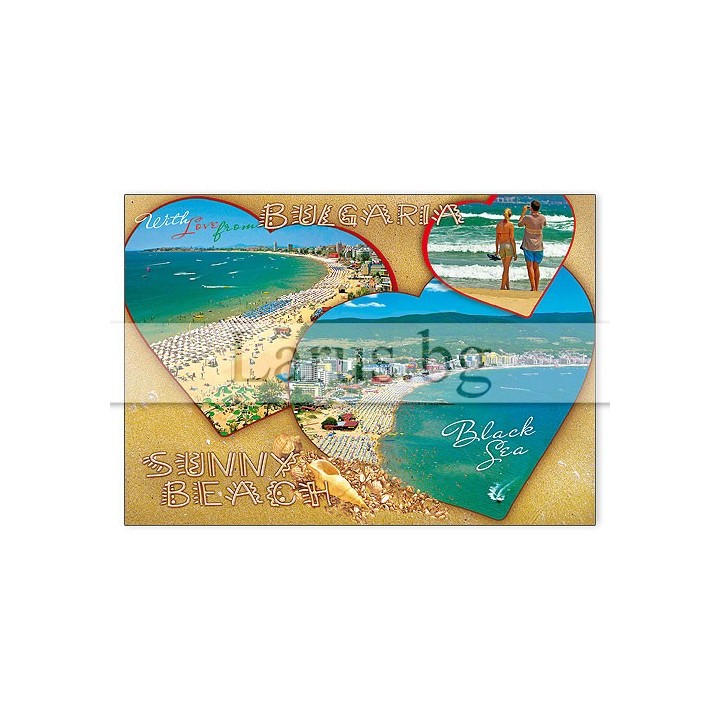 Пощенска картичка Слънчев Бряг 1-SB-0725