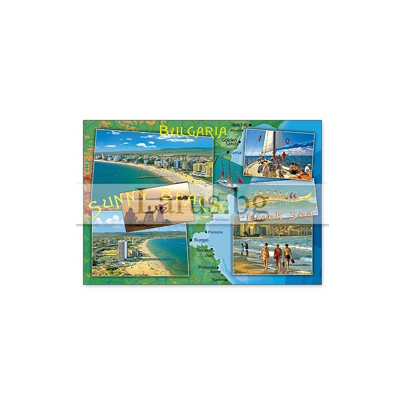 Пощенска картичка Слънчев Бряг 1-SB-0726