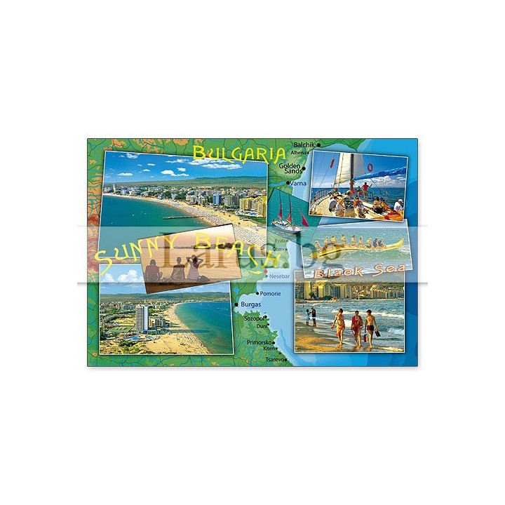 Пощенска картичка Слънчев Бряг 1-SB-0726