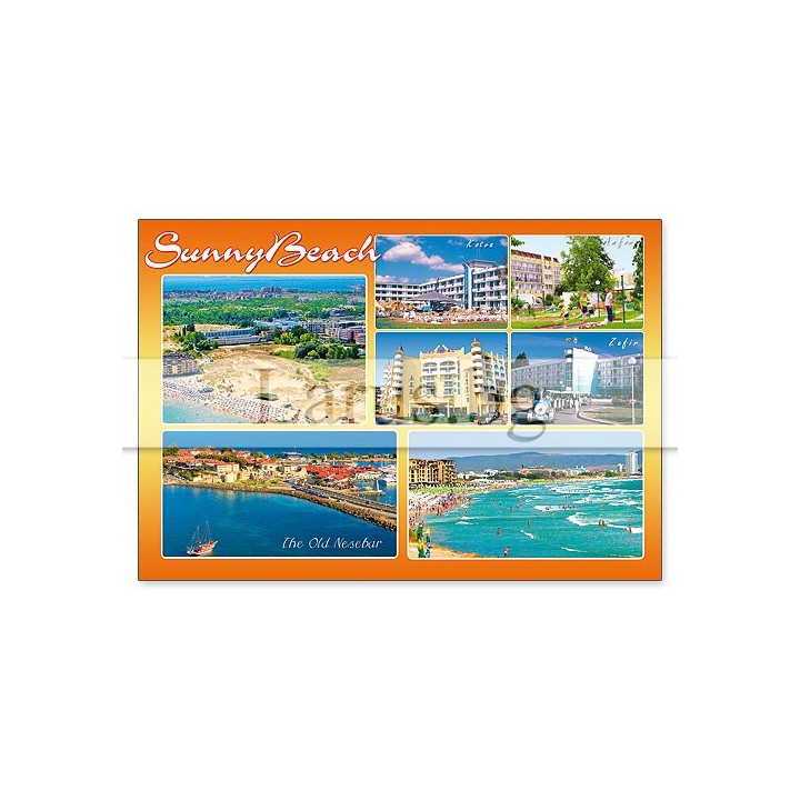Пощенска картичка Слънчев бряг и Несебър - 1-SB-0734