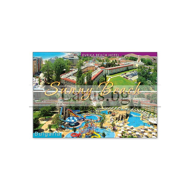Пощенска картичка Слънчев бряг - Evrika Beach Hotel | 1-SB-0738