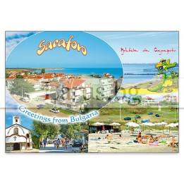 Пощенска картичка Сарафово 1-SF-0010