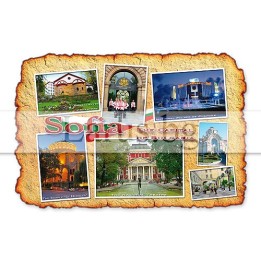 Пощенска картичка София - Забележителности на столицата