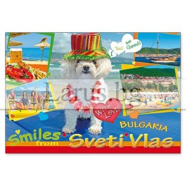 Пощенска картичка Свети Влас - Летни спомени от България