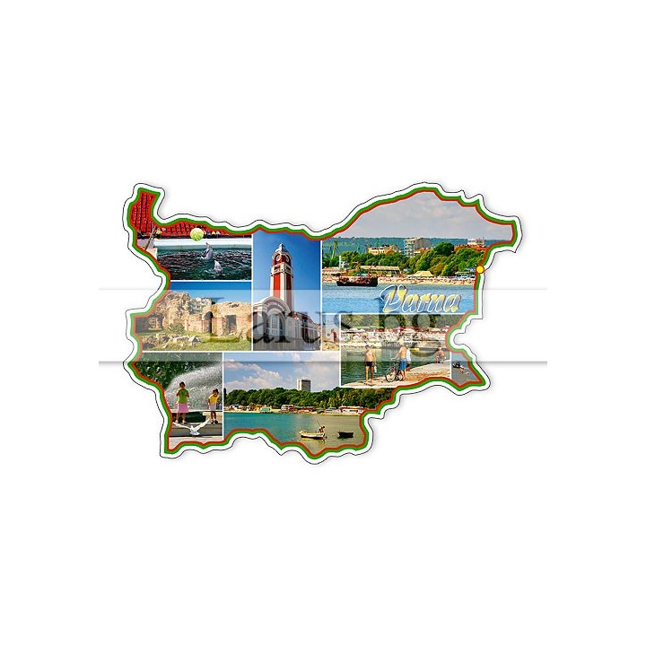 Пощенска картичка Варна - Сувенир от България