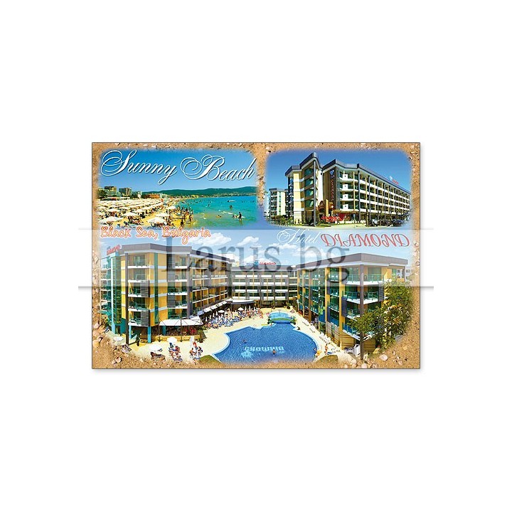 Пощенска картичка Слънчев Бряг 1-SB-0790
