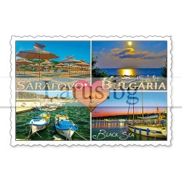 Магнитен сувенир Сарафово, България - Летен спомен
