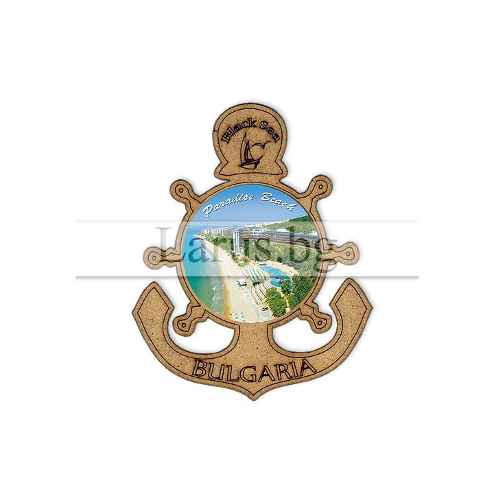 Магнитен сувенир Св. Влас MDF 12-mdVL-0011