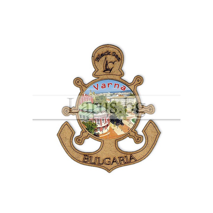 Магнитен сувенир Варна MDF 12-mdVN-0010