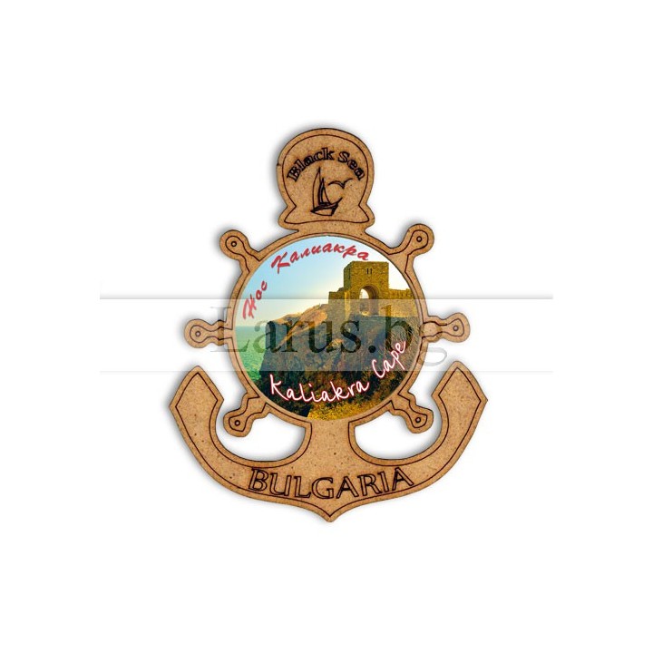 Магнитен сувенир Нос Калиакра - Котва | 12-mdKK-0002