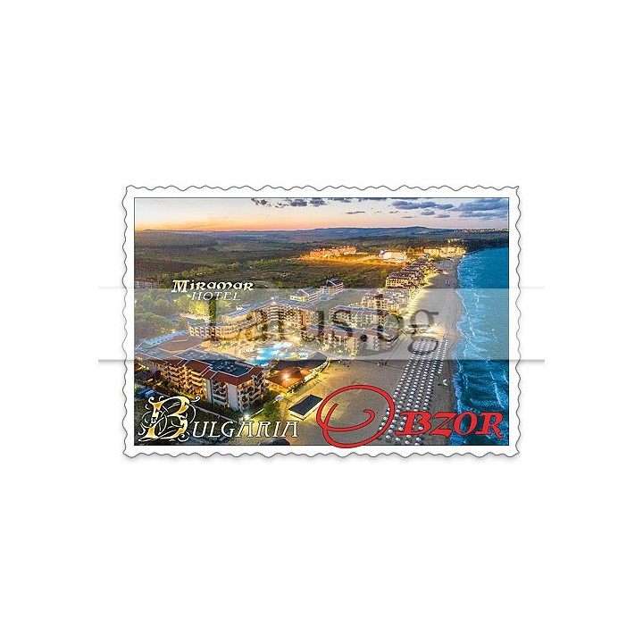 Магнитен сувенир Обзор - Miramar Hotel | Сувенири от България