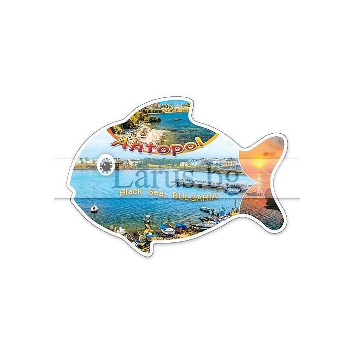 Магнитен сувенир Ахтопол - Риба | Сувенири от България