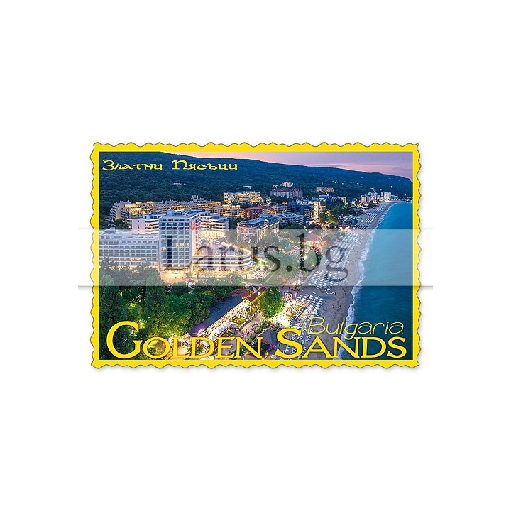 Магнитен сувенир Златни Пясъци-Щанца 12-mhGS-0043