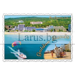 Магнитен сувенир Златни пясъци - Сувенири от България