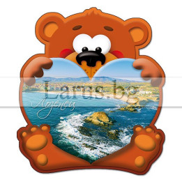 Магнитен сувенир Лозенец - Мече с изглед