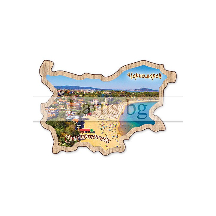 Магнитен сувенир Черноморец фотокарта 12-mdCH-0008