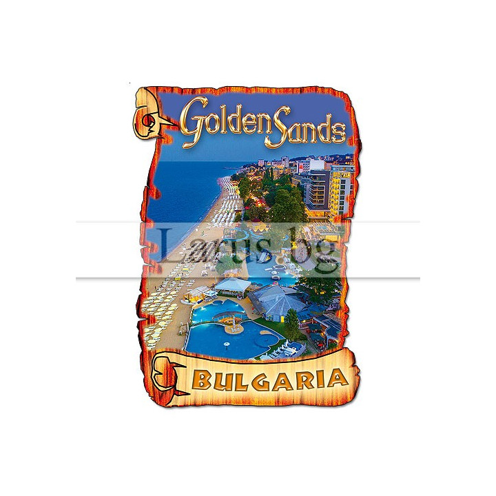 Магнитен сувенир Златни пясъци, България | 12-mdGS-0029