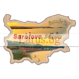 Магнитен сувенир Сарафово фотокарта 12-mdSF-0007