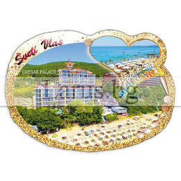 Магнитен сувенир Св. Влас MDF 12-mdVL-0014