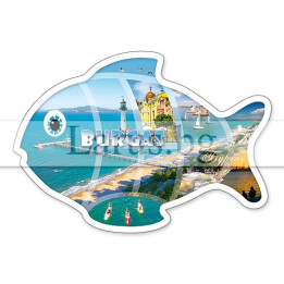 Пощенска картичка Бургас 1-BS-0109