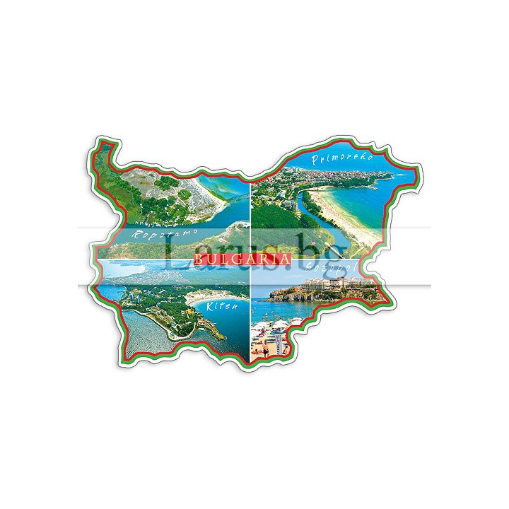 Пощенска картичка България - Ропотамо, Приморско, Китен, Созопол