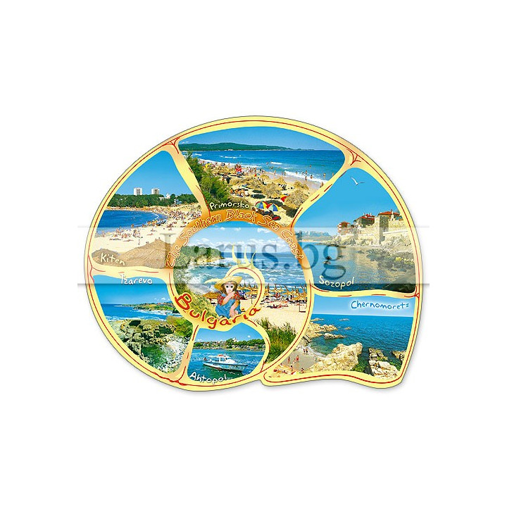 Пощенска картичка Южно Черноморие България | 1-BG-0087